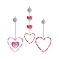 thumbnail image 1 of Lilixerw 3 PCS LED Heart Curtain Lights,Romantic Day Decoration with Suction Cups,Battery-Powered Couple Heart String Lights for Window Wall,Wedding,Anniversary,7.87x7.87x1.96in,Pink, 1 of 6