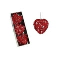 thumbnail image 1 of Lilixerw 3 PCS Valentine's Day Decorative Heart Shaped Ball Set,Red Festive Hanging Ornaments for Table Tree Fireplace,Indoor Festival Party Decor,Pendant Gifts,3.15In, 1 of 6
