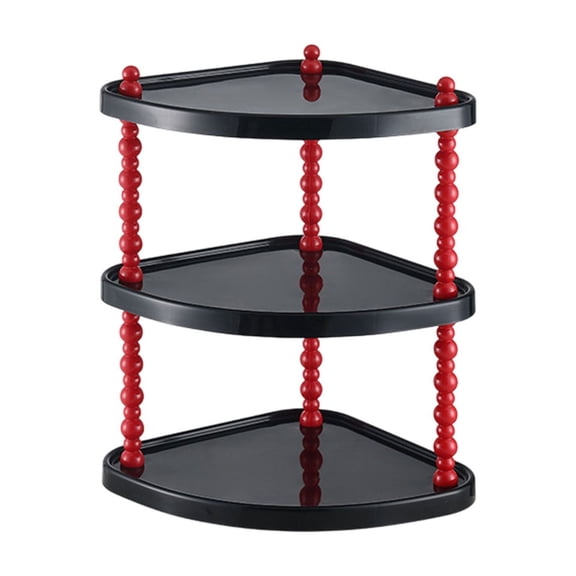 Lilixerw 3-Tier Bathroom Countertop Organizer,Cosmetic & Makeup Storage Tray,Kitchen Spice Rack Standing Shelf - Corner Storage Shelf