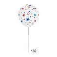 thumbnail image 1 of Lilixerw 30 PCS Red White and Blue Balloons for 4th of July Decorations Independence Day Patriotic Anniversary Graduation Birthday Wedding Party Supplies, 1 of 6