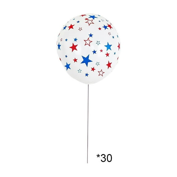 Lilixerw 30 PCS Red White and Blue Balloons for 4th of July Decorations Independence Day Patriotic Anniversary Graduation Birthday Wedding Party Supplies
