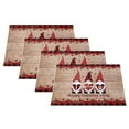thumbnail image 1 of Lilixerw 4 PCS Christmas Table Mats,Heat Resistant Washable Placemats for Holiday Dining,Kitchen & Xmas Party Decor,17.7 x 12.6 Inch, 1 of 3