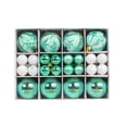 thumbnail image 1 of Lilixerw 40-Pack Painted Christmas Balls Ornaments,Multi-Size Shatterproof Xmas Balls Hanging Decoration for Xmas Tree,Home Party Decor,Green, 1 of 2
