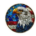 thumbnail image 1 of Lilixerw 4th of July Window Eagle Clings,Decorative Patriotic Window Clings Decals,American Flag Stars Eagle Window Stickers for Independence Day Memorial Day Decor, 1 of 7