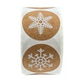 thumbnail image 1 of Lilixerw 500 PCS Christmas Stickers,Merry Christmas Stickers with Snowflake Pattern,Xmas Envelope Seals Sticker Roll for Gifts, 1 of 2