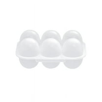 Lilixerw 6 Grid Egg Storage Box Refrigerator Organizer Egg Protection Box Portable Egg Carriage Container For Camping Picnic Essential