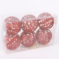 thumbnail image 1 of Lilixerw 6 PCS Christmas Ball Ornaments,Christmas Tree Decoration,2.36 inch Hanging Decorative Balls for Christmas Party Home Decor,Party Supplies,Red, 1 of 2