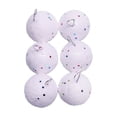thumbnail image 1 of Lilixerw 6-Pack Frosted Snowball Ornaments,1.18Inch White Foam Christmas Ball Decor Set for Xmas Tree Winter Wonderland,Home Party Hanging Decor, 1 of 6