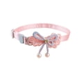 thumbnail image 1 of Lilixerw Adjustable Cat Collar with Bell,Removable Lace Bow & Beaded Design for Cat,8.26-12.5Inch Soft Pet Accessory,Festival Gift for Cat Lovers, 1 of 6