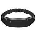 thumbnail image 1 of Lilixerw Adjustable Running Belt Waist Pack,Fashion Pack For Working Out With Sweat Resistant Backing,for Storage Phone,Black, 1 of 6