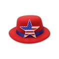 thumbnail image 1 of Lilixerw American Flag Hat 4th of July Independence Day Headwears Hat Patriotic Party Supplies Memorial Day Costume Accessories, 1 of 6
