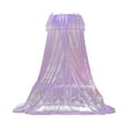 thumbnail image 1 of Lilixerw Bed Mosquito Net,Ruffled Bed Curtains for Room,Princess Round Hanging Bed Tent for Room Decor,Purple, 1 of 7
