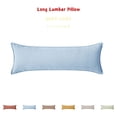 thumbnail image 1 of Lilixerw Body Pillow 11.81x27.56 inch, Chevron Lumbar Pillow with Insert, Back Support Throw Cushion for Bedroom, Living Room, Sofa Decoration, 1 of 7