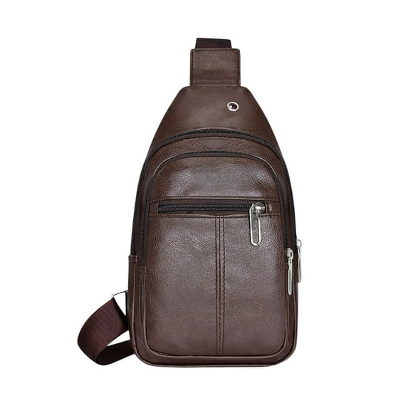 Lilixerw Canvas Sling Bag - Small Crossbody Backpack Shoulder Casual Daypack Rucksack for Men Women