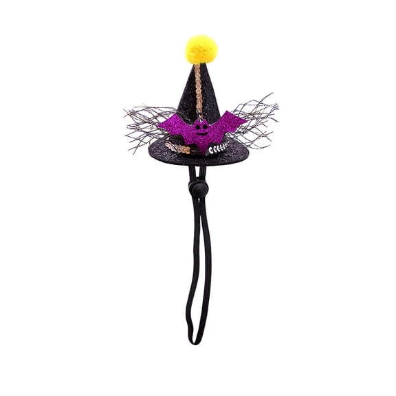 Lilixerw Cat Halloween Costume Hat,Adjustable Halloween Festival Cat Hat,Suit for Cats and Small Dogs