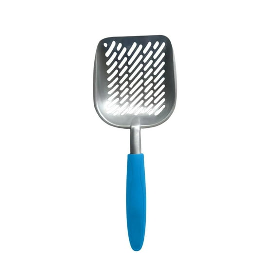 Lilixerw Cat Litter Scoop,Cat Scooper with Handle,Stainless Steel Metal Scoop,Poop Sifting,Mesh Shovel,Easy Removal Of Litter Shovel