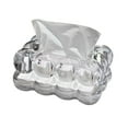 thumbnail image 1 of Lilixerw Ceramic Tissue Box,Bathroom Vanity Top Ceramic Abstract Home Decor Tissue Box,for Bedroom Living Room Office Desk,Transparent Color, 1 of 6