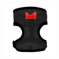 Lilixerw Chicken Harness with Leash,Breathable Adjustable Comfortable Mesh Training Harness for Chickens,Ducks,Geese,and Small Pets,15.7 x (18-26) inch,Black