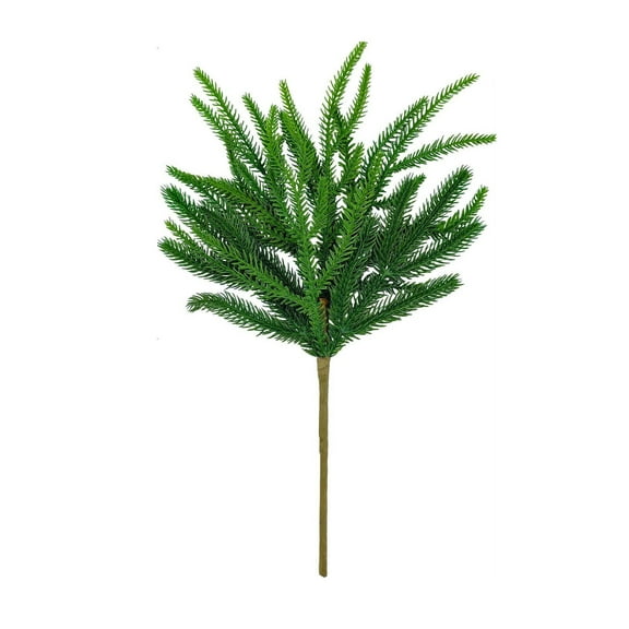 Lilixerw Christmas Artificial Pine Branches,17.7 inch Winter Spring Greenery Fake Pine Branches with Stem,for Festival Plant Vase Craft,Home Garden Decorations