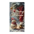 thumbnail image 1 of Lilixerw Christmas Door Curtain,Christmas Theme Pattern Door Curtain Holiday Decor for Home&Shop,Photo Background with Waterproof Feature,35.4 x 70.8 inch, 1 of 6