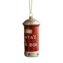 Lilixerw Christmas Mail Box Hanging Ornaments,Party Decorations Festival Pendant Supplies for Xmas Tree Decor