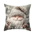 thumbnail image 1 of Lilixerw Christmas Pillow Cover,17.7x17.7Inch Festive Embroidery Cute Xmas Pillow Cover,Holiday Decorative PillowCase with Zipper for Sofa Couch Bed, 1 of 6