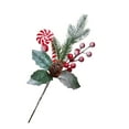 thumbnail image 1 of Lilixerw Christmas Red Berry Artificial Pine Branches,13.98 inch Flexible Fake Plant Stems for Tabletop Decor,Xmas Tree Arrangements,Festive Party Setting Prop, 1 of 6