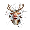 thumbnail image 1 of Lilixerw Christmas Sticker,Reindeer Pattern Holiday Decals,Xmas Waterproof Stickers for Gifts,Christmas Window Party Decor,15.4 x 15.7 inch, 1 of 6
