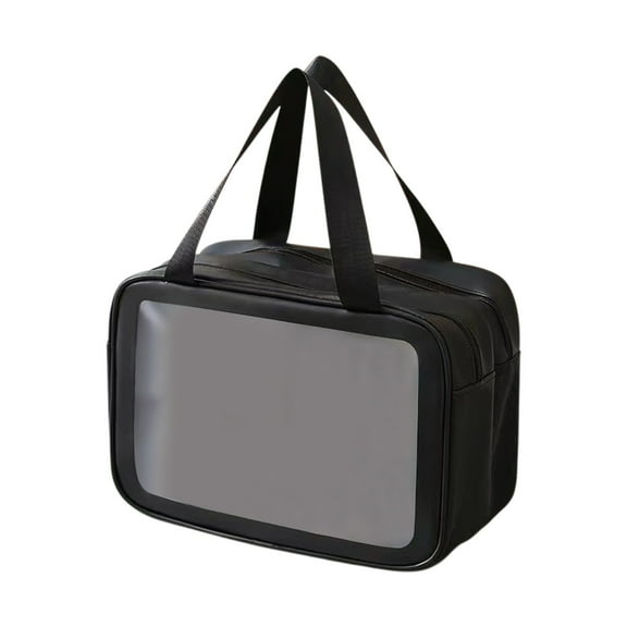 Lilixerw Clear Makeup Bag Toiletry Bag for Women Cosmetic Case Large Capacity Travel Make Up Bag Organizer Transparent Storage Bag