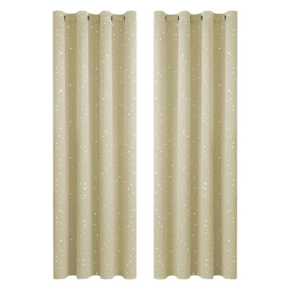 Lilixerw 1 PCS Blackout Curtains for Bedroom Thermal Insulated Light Blocking Curtain,Solid Color Window Treatment Panel for Living Room/Patio Door,63 x 52 inch
