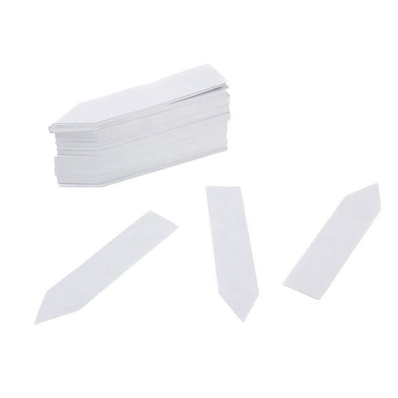 Lilixerw 100 PCS Plastic Nursery Garden Stake Tags Plant,Seed Garden Labels Pot Marker White,Gardening Gifts for Women Men