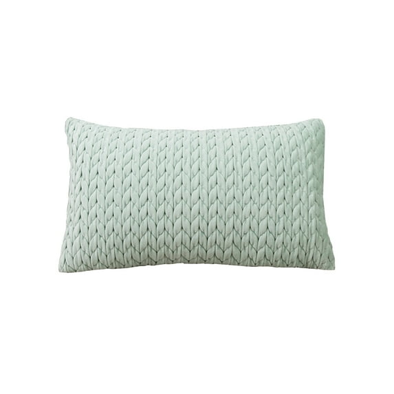 Lilixerw 11.8 x 19.6 inch Solid Soft Stretch Throw Pillow Covers,for Couch Sofa Home Decoration