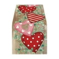 thumbnail image 1 of Lilixerw 13 x 72 inch Valentine's Day Table Runner Romantic Heart Table Flag,Soft Flax Dinner Table Runner for Wedding Party Holiday Decor Valentines Decoration, 1 of 6