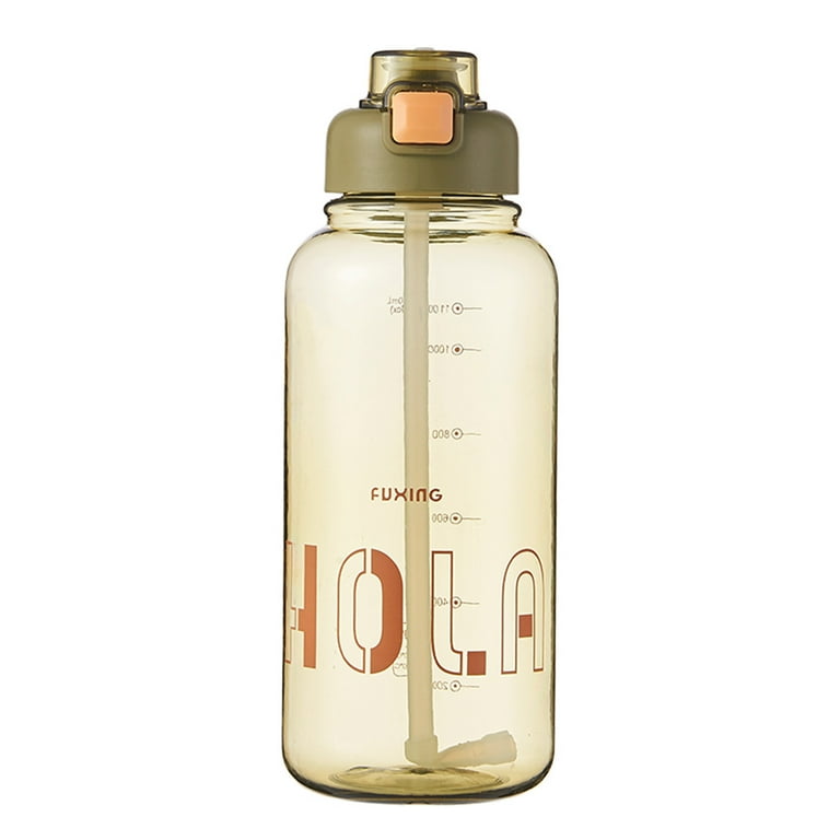 Lilixerw Clearance 1300ml Water Bottle,with Straw,Large