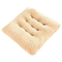 Lilixerw 17.7 x 17.7 inch Chair Cushion Memory Foam Pads Non Slip Chair Seat Cushion Mats Thick Seat Cover Cushion