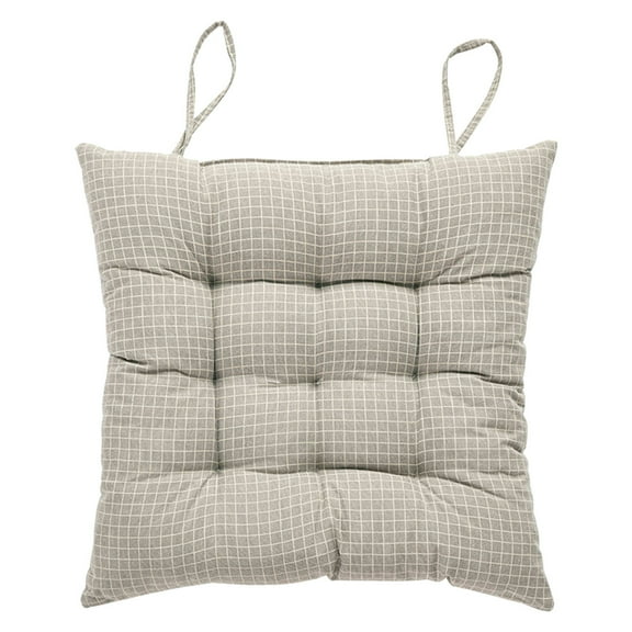 Lilixerw 17 x 17 inch Chair Cushions with Ties,Super Soft Thicken Chair Cushion for Kitchen and Dining Room