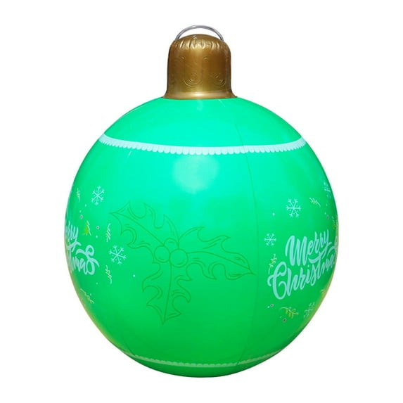 Lilixerw 18.9 inch Christmas Inflatables Ornament Ball,Oversize Christmas Ornament Large PVC Outdoor Inflatable Christmas Ball Decorations for Xmas Decor