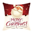 thumbnail image 1 of Lilixerw 18'' x 18'' Christmas Pillow Covers,Christmas Decorations Flax Throw Pillowcase,Perfect for Sofa Indoor Christmas Decoration, 1 of 6