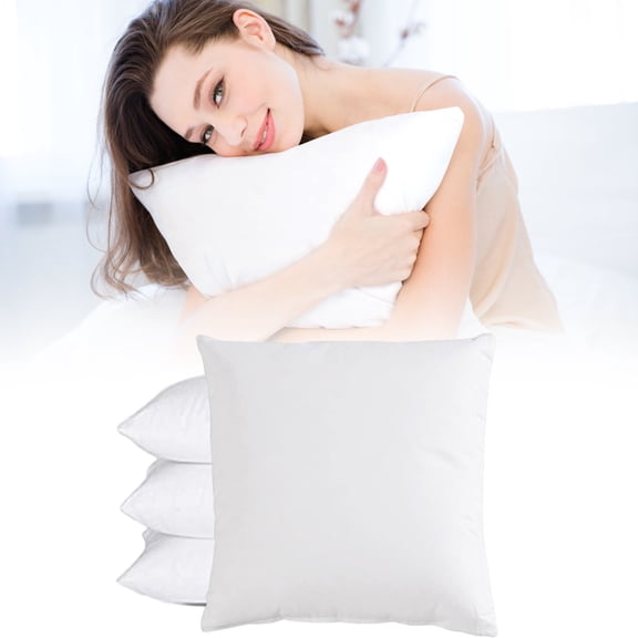 Lilixerw 19.6 x 19.6 inch Throw Pillow Inserts,Square Cushion Inner Soft Plump Stuffer Cushion for Living Room Sofa