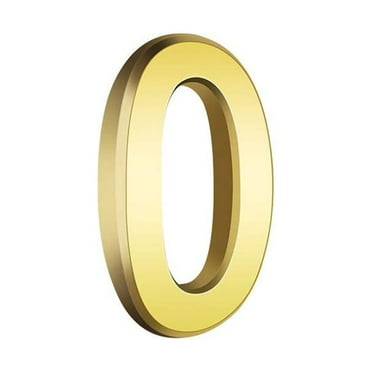 Lilixerw 2.8 inch House Numbers Mailbox Numbers 0-9,3D Door Address Numbers Self Adhesive Mailbox Numbers Sticker for House Apartment Office(0)