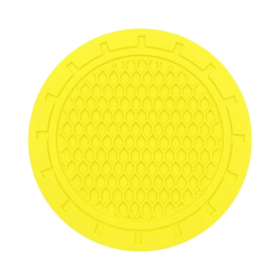 Lilixerw 2 PCS Car Cup Holder Mat,Honeycomb Anti Slip Insert Coaster,Universal Car Accessories for Most Car,2.76 inch