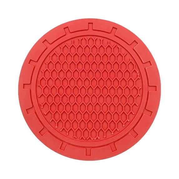 Lilixerw 2 PCS Car Cup Holder Mat,Honeycomb Anti Slip Insert Coaster,Universal Car Accessories for Most Car,2.76 inch