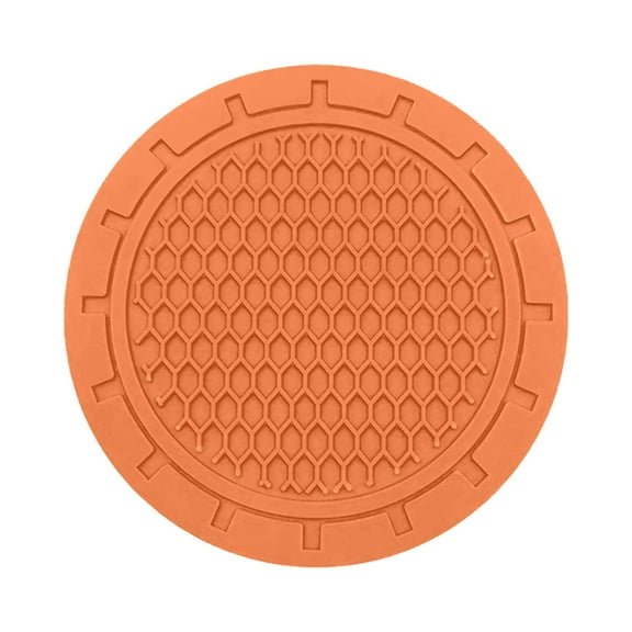 Lilixerw 2 PCS Car Cup Holder Mat,Honeycomb Anti Slip Insert Coaster,Universal Car Accessories for Most Car,2.76 inch