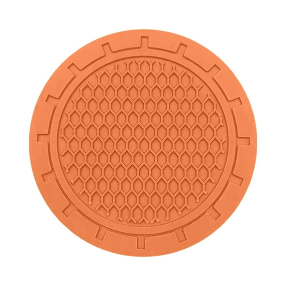 Lilixerw 2 PCS Car Cup Holder Mat,Honeycomb Anti Slip Insert Coaster,Universal Car Accessories for Most Car,2.76 inch