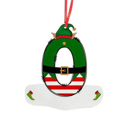 Lilixerw 26 Alphabet Christmas Tree Hanging Ornaments,Delightful Christmas Tree Decorations for Christmas Pendant(O)