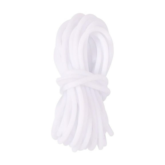 Lilixerw 2mm Knitting Barber Cords,Hollow Pipe Rubber Cords,Knitting Stitch Holders Cords,Tubing Silicone Cords for Knitting Craft