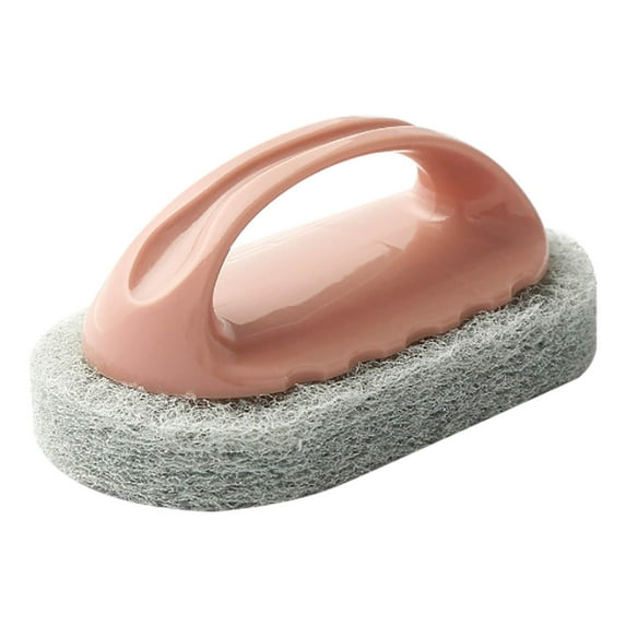 Lilixerw Clearance 2pcs Cleaning Brushes,for Bathroom Kitchen Bathtub Toilet Cleaner,All Purpose Shower Sponge Scrubbing Brush,with Ergonomic Handle