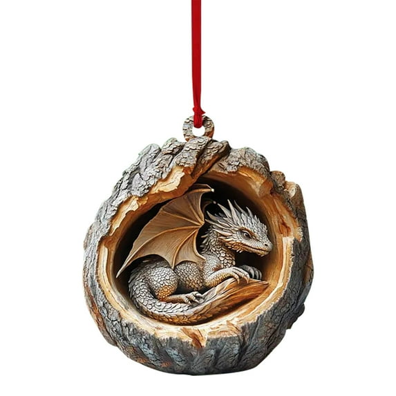 Lilixerw 3.15 inch Animals Acrylic Christmas Tree Ornament,Forest Animal Hanging Ornament for Animal Lovers Gift Christmas Pendant