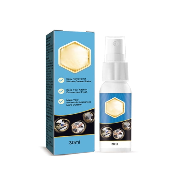 Lilixerw 30ml Foam Heavy Oil Cleaner,Spray Oven Cleaner,Cleaner, Break up Degreaser,Multi-purpose Kitchen Cleaner