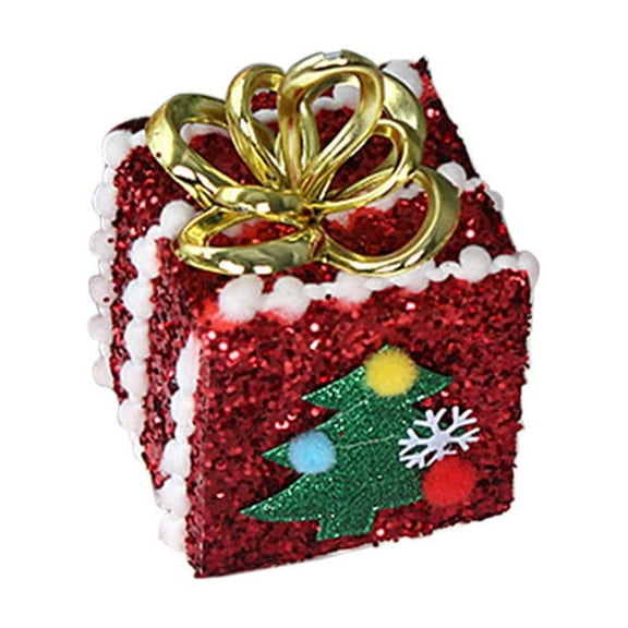 Lilixerw 3pcs Winter Ball Ornaments,Miniature Christmas Ornaments Hanging Tree Decorations,for Tree